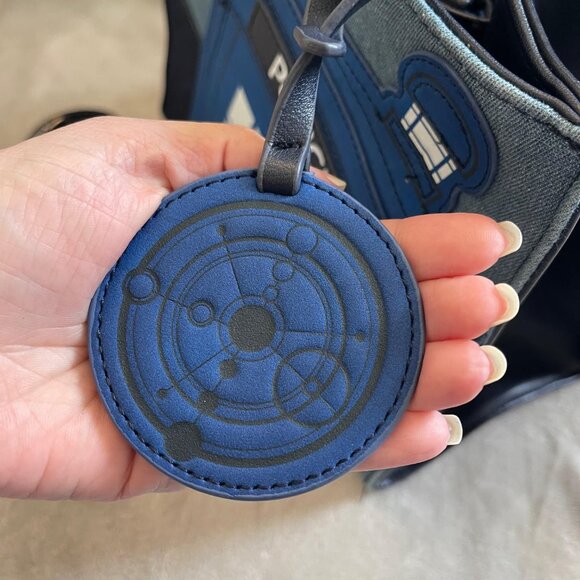 RARE Loungefly x Doctor Who TARDIS Denim Tote Bag - Picture 9 of 9